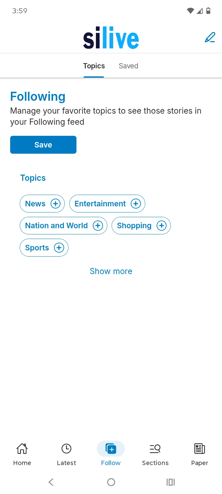 SILive.com screenshot