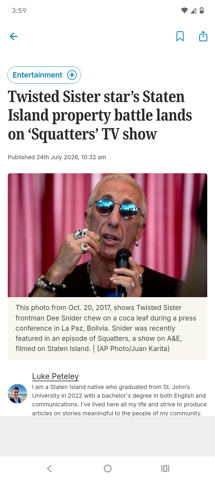 SILive.com screenshot